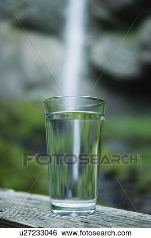 Glass of water View Large Photo Image Stock Photograph - Glass of water. Fotosearch