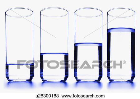 Stock Photo - Glasses of water. Fotosearch