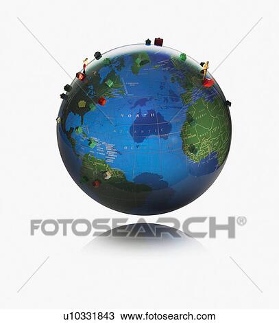 Stock Image - Globe. Fotosearch