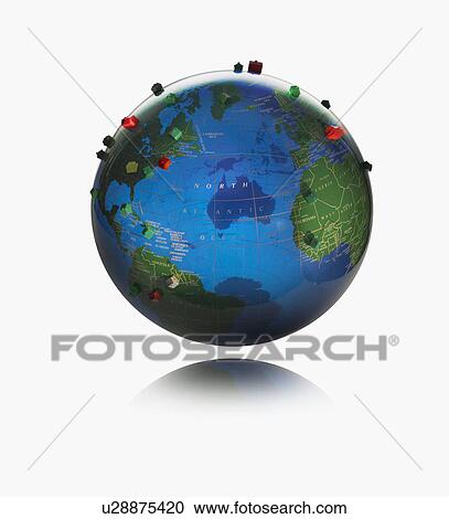 Stock Image - Globe. Fotosearch