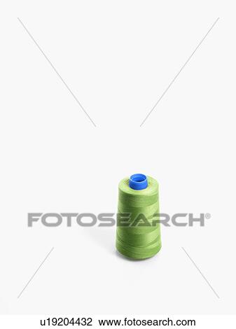 Stock Image - Green thread. Fotosearch