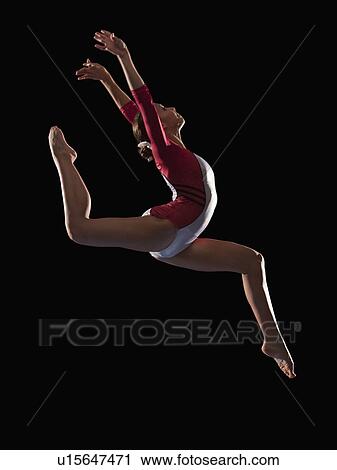 Stock Image - Gymnast. Fotosearch
