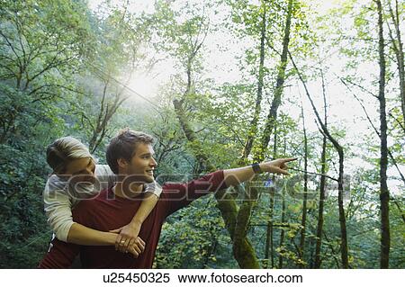 Hikers pointing View Large Photo Image Stock Photography - Hikers pointing. Fotosearch