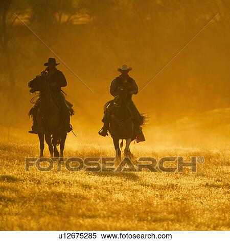 Stock Photography - Horseback riders. Fotosearch