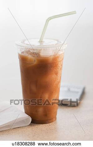 Stock Photo - Iced coffee. Fotosearch