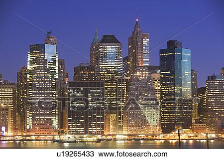Illuminated cityscape View Large Photo Image Stock Image - Illuminated cityscape. Fotosearch