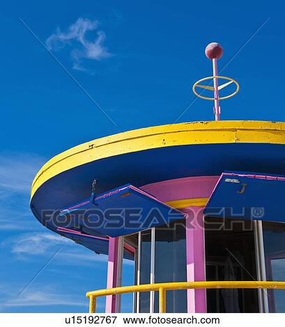Stock Photo - Life guard station. Fotosearch