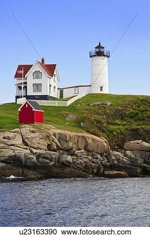 Stock Image - Lighthouse. Fotosearch