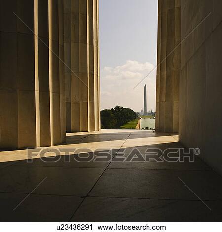 Stock Image - Lincoln memorial. Fotosearch