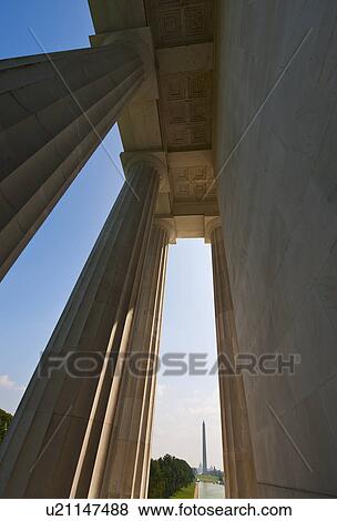 Lincoln memorial View Large Photo Image Stock Photo - Lincoln memorial. Fotosearch
