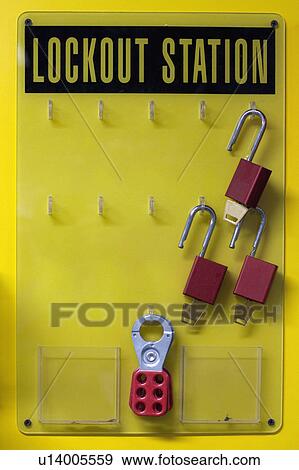 Stock Photo - Lock station. Fotosearch