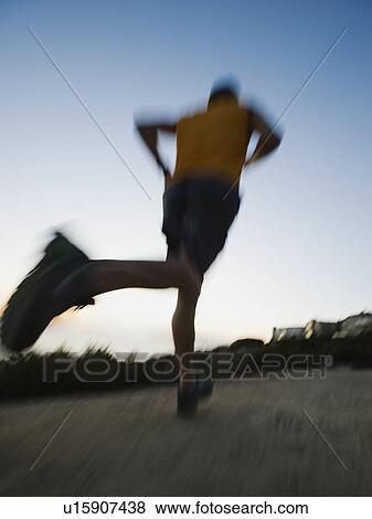 Stock Photo - Man jogging. Fotosearch