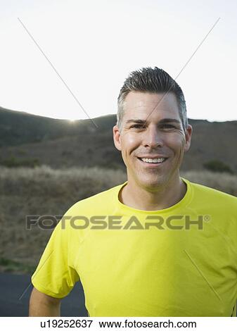 Stock Photo - Man jogging. Fotosearch