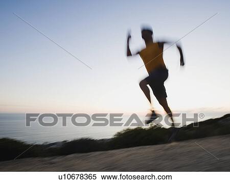 Stock Photography - Man jogging. Fotosearch