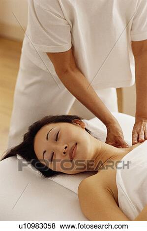 Stock Photo - Massage therapy. Fotosearch