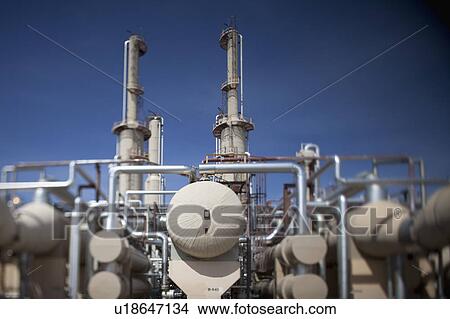 Picture - Oil and gas station. Fotosearch