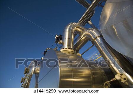 Oil refinery View Large Photo Image Stock Image - Oil refinery. Fotosearch