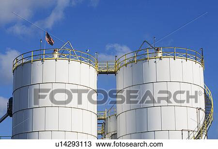 Oil tanks View Large Photo Image Stock Image - Oil tanks. Fotosearch