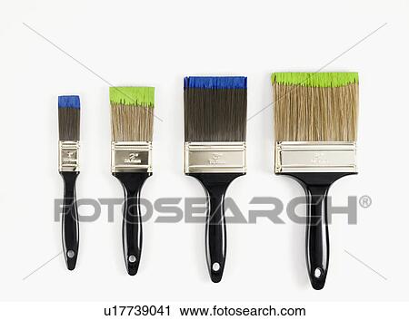 Stock Image - Paint brushes. Fotosearch