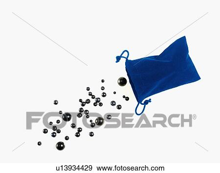 Stock Photo - Pearls and bag. Fotosearch