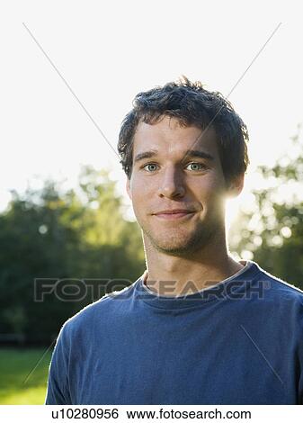 Stock Photograph - Portrait of man. Fotosearch