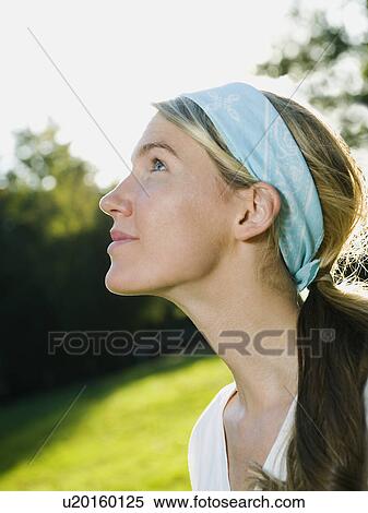 Stock Photography - Portrait of woman. Fotosearch