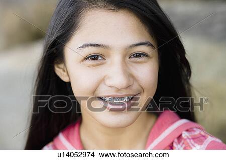 Picture - Portrait of young girl. Fotosearch