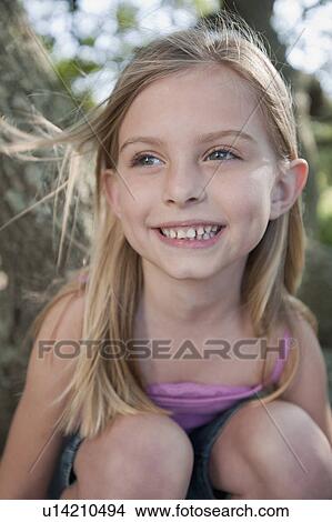Picture - Portrait of young girl. Fotosearch