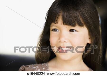Picture - Portrait of young girl. Fotosearch