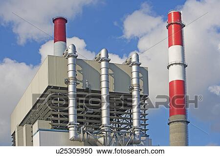 Power plant View Large Photo Image Stock Image - Power plant. Fotosearch