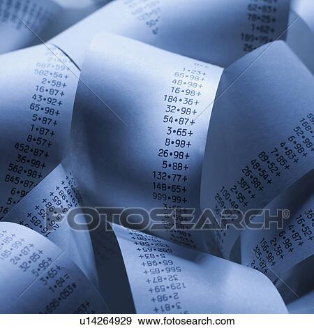 Receipts View Large Photo Image Stock Photo - Receipts. Fotosearch