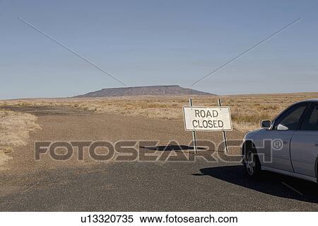 Stock Photography - Road block. Fotosearch
