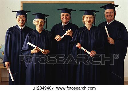 Seniors students graduate View Large Photo Image Stock Photo - Seniors students graduate. Fotosearch