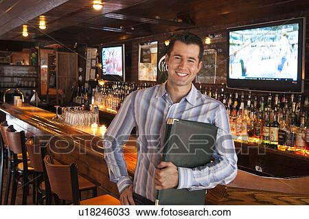 Server in bar View Large Photo Image Stock Image - Server in bar. Fotosearch