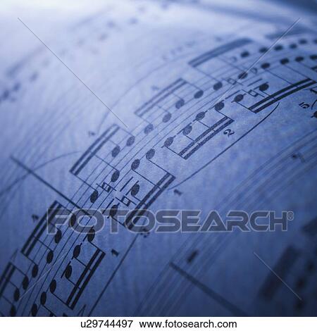 Sheet music View Large Photo Image Stock Photo - Sheet music. Fotosearch