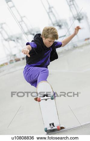 Stock Photograph - Skateboarding. Fotosearch