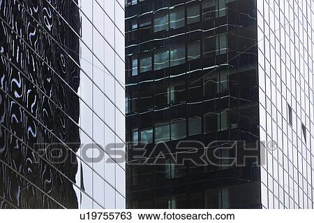 Stock Image - Skyscraper windows. Fotosearch