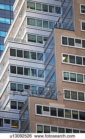 Stock Photograph - Skyscraper windows. Fotosearch