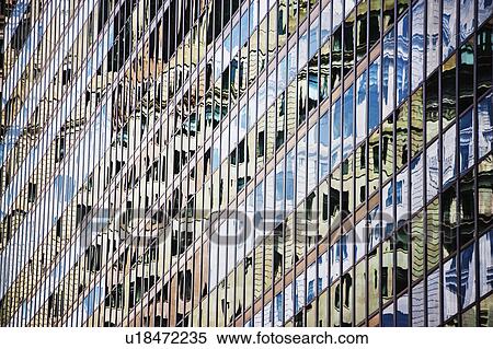 Stock Photography - Skyscraper windows. Fotosearch