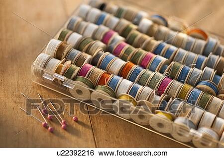 Spools of thread View Large Photo Image Stock Photograph - Spools of thread. Fotosearch