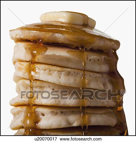 Stock Photo - Stack of pancakes. Fotosearch