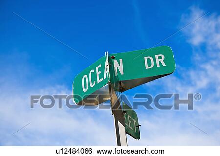 Stock Photograph - Street sign. Fotosearch