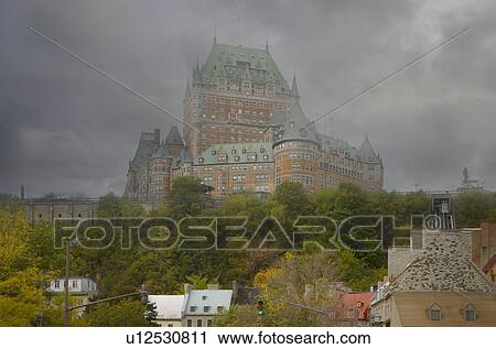 Stock Image - The Chateau Frontenac. Fotosearch
