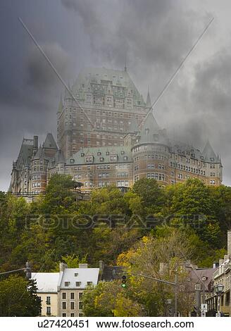 Stock Image - The Chateau Frontenac. Fotosearch