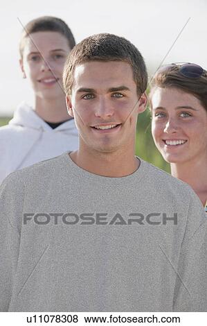 Three teenagers View Large Photo Image Stock Photo - Three teenagers. Fotosearch