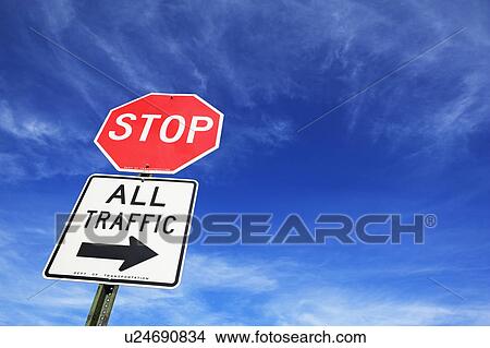 Picture - Traffic sign. Fotosearch