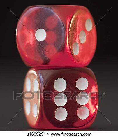 Two red dice View Large Photo Image Stock Photo - Two red dice. Fotosearch