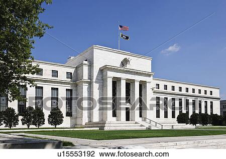 Stock Image - United States federal reserve. Fotosearch