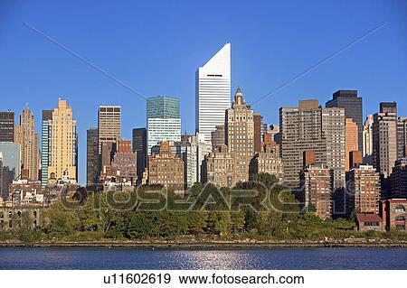 Stock Photo - Waterfront cityscape. Fotosearch