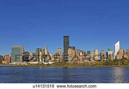 Stock Photo - Waterfront cityscape. Fotosearch